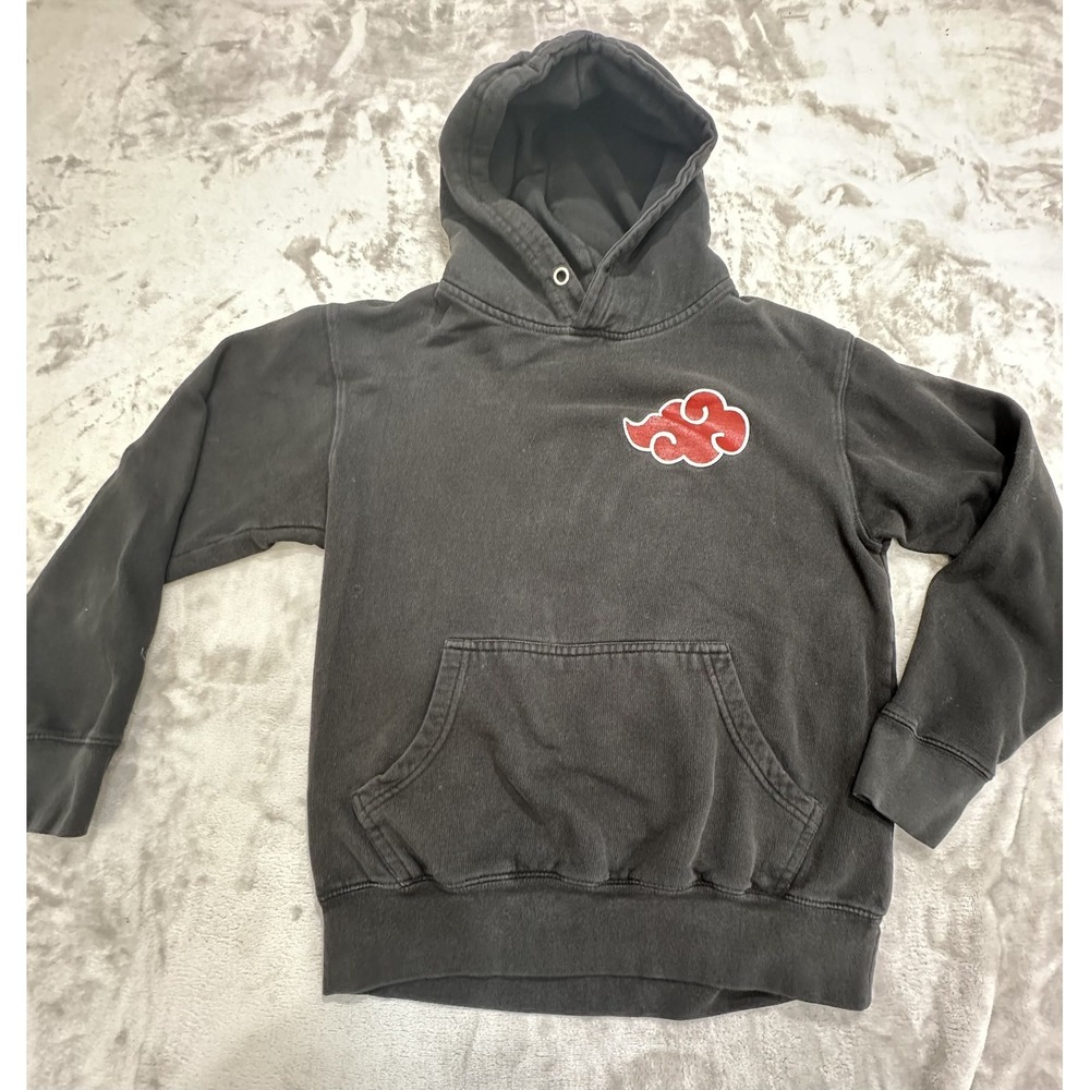 Naruto Shippuden Mens‎ Hoodie Sweatshirt Size Small Black Long Sleeve
